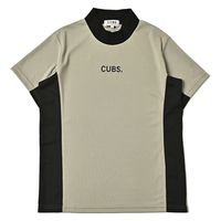 クアルトユナイテッド 配色カノコモックネックシャツ　BEG　M N5074-B 1点（直送品）