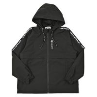 クアルトユナイテッド ポリエステル系シャカシャカアウター　BLK　S N5047 1点（直送品）