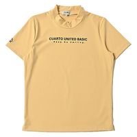 クアルトユナイテッド 選べるカラーのモックネックシャツ　BEG　S A0189-B 1点（直送品）