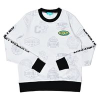 クアルトユナイテッド アメカジ柄プルオーバー　WHT　L A0148 1点（直送品）