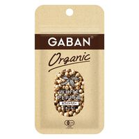 GABAN オーガニック ホワイトペパー ハウス食品 有機JAS認証 チャック付