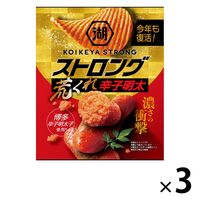 湖池屋ストロング 荒くれ辛子明太 3袋 湖池屋 ポテトチップス スナック菓子 おつまみ
