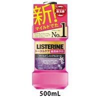 リステリン トータルケア 歯周マイルド 低刺激 ノンアルコール フレッシュブーケ味 500ml 1本 マウスウォッシュ 医薬部外品