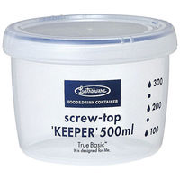 スクリュートップキーパー 500ml 浅型 1個 岩崎工業（わけあり品）