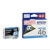 エプソン（EPSON） 純正インクカートリッジ ICC46A1 シアン 1個（わけあり品）