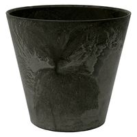 amabro アートストーン ラウンド ブラック 27cm 256197 1個（直送品）