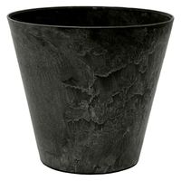 amabro アートストーン ラウンド ブラック 32cm 256198 1個（直送品）