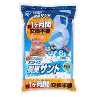 1週間取り替えいらずネコトイレ大玉脱臭サンド 4L 5袋 猫砂 アイリス 