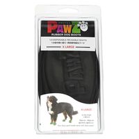 Pawz Dog Boots Ｐａｗｚ　ラバードッグブーツ　ＸＬ　ブラック 271663 1個（直送品）