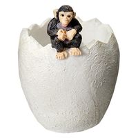 友膳 シャンパゼエッグポット 穴あり サル 275331 1個（直送品）