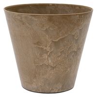 amabro アートストーン ラウンド ベージュ 32cm 256203 1個（直送品）