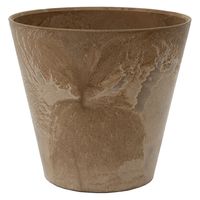 amabro アートストーン ラウンド ベージュ 27cm 256202 1個（直送品）