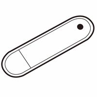 タナックス MPー248 吸盤フラップロング 1セット(4個)（直送品）