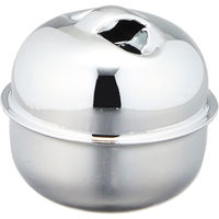 日本紐釦貿易(Nippon Chuko) NBK 福鈴 約44mm シルバー FSZ-44MM-S　3個セット（直送品）