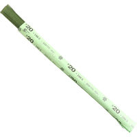 日本紐釦貿易(Nippon Chuko) NBK 地巻ワイヤー #20 50本入り U字 全長72cm グリーン MAF-JW20G（直送品）