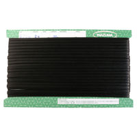 NBK ロー引コード 平 巾5mm×30m巻 ブラック RCH5-26　30m巻/2巻セット（直送品）