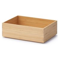 無印良品 重なる竹材長方形ボックス ハーフ 良品計画