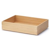 無印良品 重なる竹材長方形ボックス 小 約幅37×奥行26×高さ8.5cm 良品計画