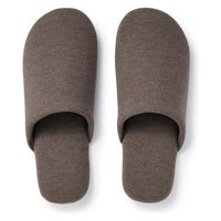 無印良品 洗える足なりスリッパ L 25～26.5cm用 ブラウン 良品計画
