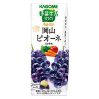 カゴメ 野菜生活100 本日の逸品 岡山ピオーネミックス 195ml 1箱（24本入）
