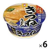 東洋水産　マルちゃん 和庵 一枚お揚げのきつねうどん　1セット（6個） カップ麺うどん