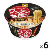 東洋水産　マルちゃん いつもの一杯 ワンタン麺 旨辛麺　1セット（6個）