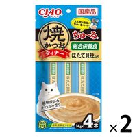 いなば 焼かつおディナーちゅ～る ほたて貝柱入り 国産 総合栄養食 ちゅ～る 猫用 キャットフード