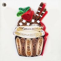 杉田エース カード Chocolate CupCake tag GT306 CWT953947 1セット(8枚)（直送品）