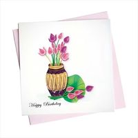 cG[X J[h Happy BirthdayLotus Vase BD127 CWT953912 1Zbg(4)iij