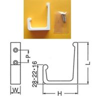 杉田エース アルミL型フック FFー007 1セット(10個)（直送品）