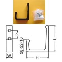 杉田エース アルミL型フック FFー008 1セット(10個)（直送品）