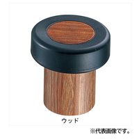 シロクマ RWー3ウッドラジアル戸当りダークブラウン RW-3 1セット(4個)（直送品）