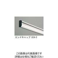 杉田エース 黒 左右1組インテリア・アンカー用エンドキャップ UIAーC 818139 1セット(10組)（直送品）