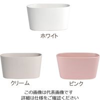 D&M DEPOT オーバルポット L38.5 ホワイト 955254 1個（直送品）