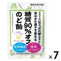 糖質90％オフのど飴 7袋 森永製菓 【機能性表示食品】 飴 キャンディ