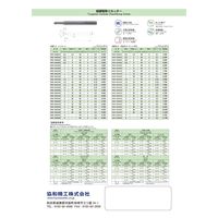 協和精工 超硬3NT面取(TiAlN) KMCAー3 1X90 ゚X8 KMCA-39010080 1個（直送品）