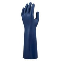 ショーワグローブ 耐薬品手袋 ニトリルゴム製化学防護手袋 厚手ロングタイプ Lサイズ 1双 CN751（直送品）