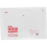 ジャパックス LD規格袋 No.14 透明 厚み0.02mm KN14 1冊(100枚)