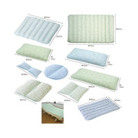 日本エンゼル 通気ビーズフリークッション (60CMタイプ) ブルー 1641-60 1個 23-2429-06-02