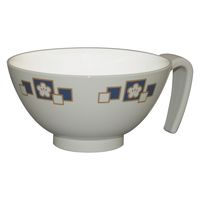 台和 取っ手付飯碗 梅花(青) 介護 食器  HS-N43 1椀 806095