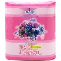 林製紙 (2132)華のおもてなし4ロールトイレットペーパー 611193 1パック