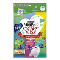 （バラエティパック）モンプチ クリスピーキッス 贅沢オーシャンセレクト 144g（6g×24袋）1袋 キャットフード 猫 おやつ