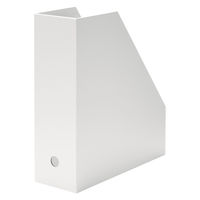 無印良品 硬質紙スタンドファイルボックス ワイド A4用 ホワイトグレー 