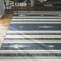 グラムスタイル ラマンタ ラグ 1900×2400mm ブルー 317992 1枚（直送品）