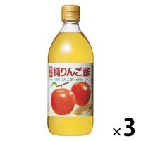 内堀醸造 純りんご酢 500ml 3本