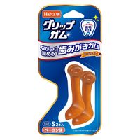 Hartz（ハーツ）グリップガム S 2本入 ベーコン味 1個 犬 おやつ デンタルケア