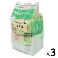 ウエットシャンプータオル 犬用 大判 28枚×3個パック 3個 ドギーマン