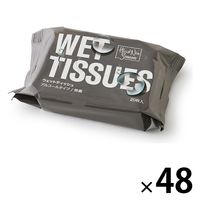 ウェットティッシュ　アルコール除菌　携帯用　1ケース（20枚入×48パック）　ロハコ　（LOHACO）  オリジナル