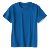 無印良品 クルーネック半袖Tシャツ キッズ 110 ブルー 良品計画