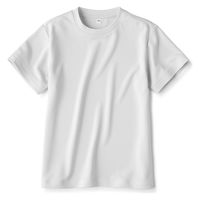 無印良品 UVカット 乾きやすいクルーネック半袖Tシャツ キッズ 120 ライトグレー 良品計画